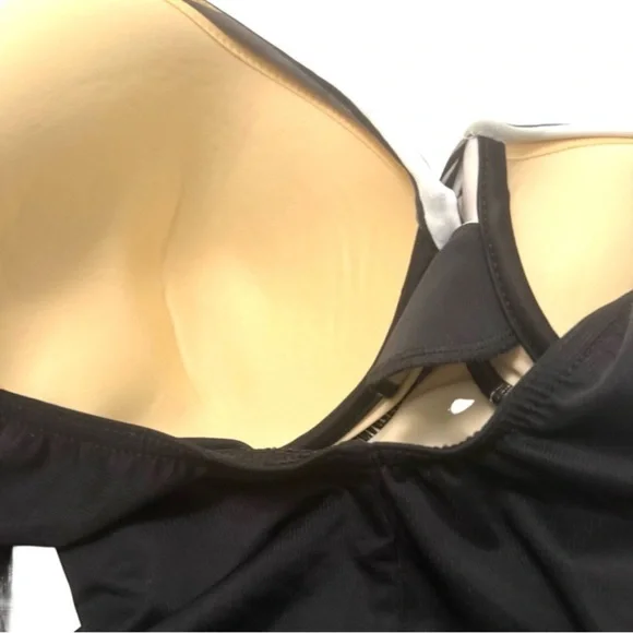 NEW Miraclesuit One Piece Swimsuit Shimmering Sands Black White Size 12